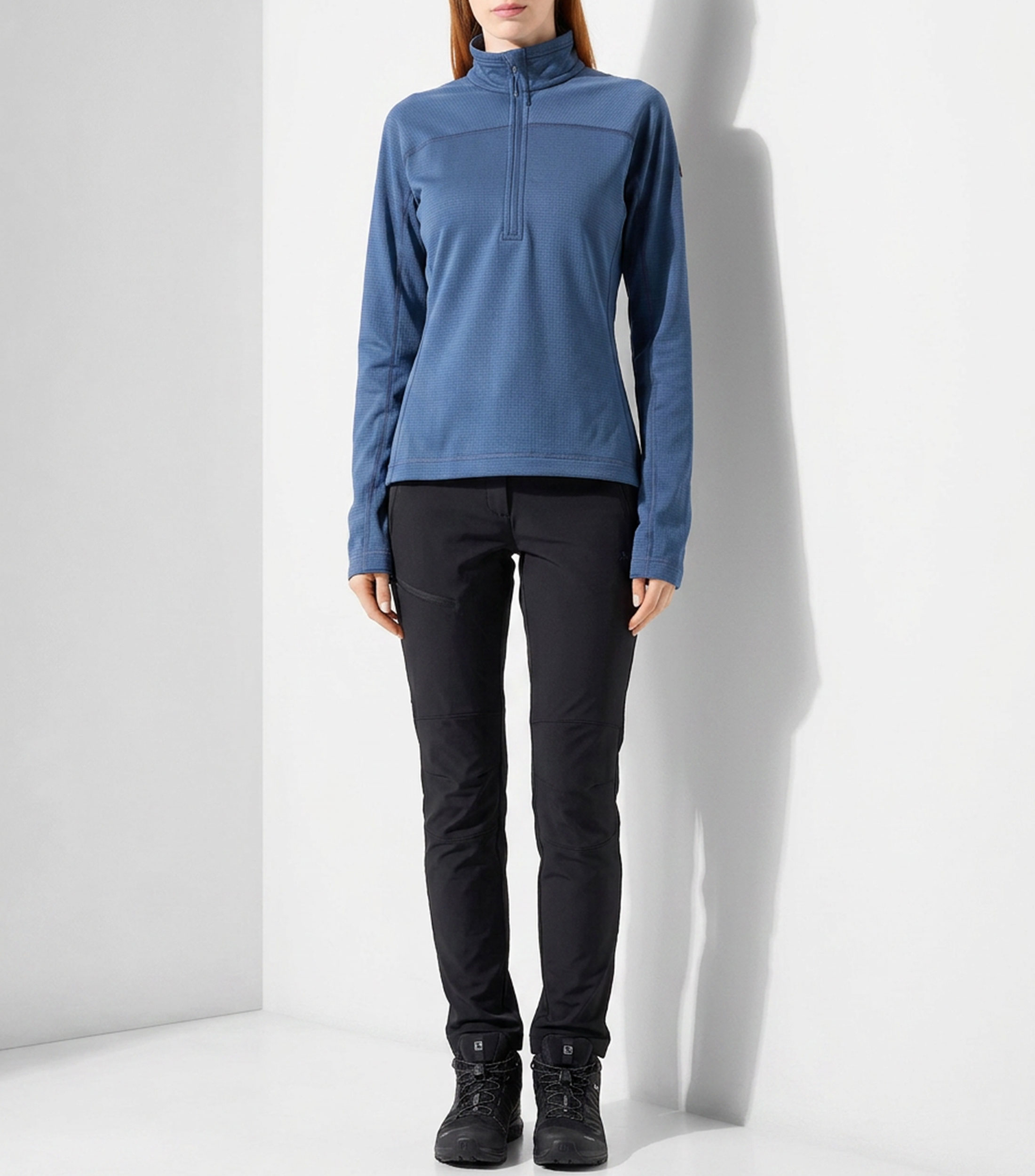 Chamarra para Entrenamiento Abisko Lite Fleece Half Zip Mujer